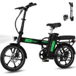 Colorway BK5S Bicicletta Elettrica Pieghevole 250W 36V 12Ah Ruote 16'' Carbonio