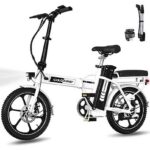 Colorway BK5S Bicicletta Elettrica Pieghevole 250W 36V 12Ah Ruote 16'' Carbonio Variante