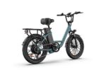 UrLife E20 Citybike Elettrica Pieghevole 500W Ruote 20'' 50km Autonomia Blu Nero - immagine 3