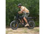 UrLife T2 Citybike Elettrica Pieghevole 500W Ruote 20'' 80km Autonomia Nera - immagine 4