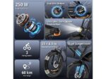 Colorway BK29G All Terrain Bike Elettrica 250W 36V Ruote 20'' Biammortizzata Carbonio - immagine 2