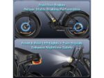 Colorway BK29G All Terrain Bike Elettrica 250W 36V Ruote 20'' Biammortizzata Carbonio - immagine 7