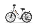 UrLife E26 Urbanbike Bicicletta Elettrica 250W 36V 13Ah Ruote 26'' Bianco Nero