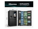 Hisense Frigorifero Americano RS9P628GPFE - 614 L, No Frost, Nero, Classe E - immagine 2