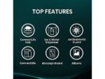 Hisense Frigorifero Americano RS9P628GPFE - 614 L, No Frost, Nero, Classe E - immagine 3
