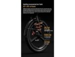 Lankeleisi G660 Bicicletta Elettrica Pieghevole 500W 48V 12.8Ah Ruote 20 - immagine 9