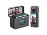 Wigento Custodia di Ricarica Rapida Air Battery 36W per Insta360 X4