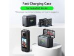 Wigento Custodia di Ricarica Rapida Air Battery 36W per Insta360 X4 - immagine 2
