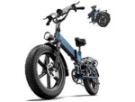 UrLife T5 Urbanbike Bicicletta Elettrica 1500W 48V 13Ah Ruote 20'' Blu Nero
