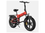 Engwe Engine X Fat Bike Elettrica Pieghevole 250W 48V 13Ah Ruote 20'' Rosso