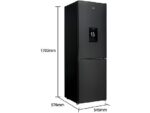 CHiQ Frigorifero Combinato Libera Installazione FBM228NE4DE - 170 cm, Total No Frost, Inox Scuro, Classe E - immagine 3