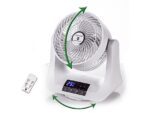 Macom Tornado Ventilatore da Tavolo 3D con Telecomando Doppia Oscillazione 45W Bianco - immagine 2