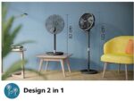 Philips Serie 3000 CX3550/01 Ventilatore a Piantana Silenzioso Smart WiFi 50W Nero - immagine 7