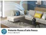 Philips Serie 3000 CX3050/01 Ventilatore da Tavolo Silenzioso Touch 27W Diametro 22cm Nero - immagine 5
