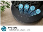 Philips Serie 3000 CX3050/01 Ventilatore da Tavolo Silenzioso Touch 27W Diametro 22cm Nero - immagine 7