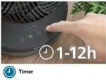 Philips Serie 3000 CX3050/01 Ventilatore da Tavolo Silenzioso Touch 27W Diametro 22cm Nero - immagine 10