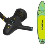 Nilox Kahuna Wai Stand Up Paddle SUP Elettrico Gonfiabile con Acquascooter Nero Lime