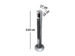 Koenic KTF 100 Ventilatore a Torre Silenzioso con Telecomando Display LED 45W Bianco - immagine 9