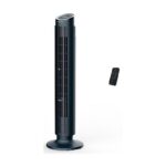 Rowenta Eole Silence Force VU7050 Ventilatore a Torre Silenzioso Telecomando 48W Grigio
