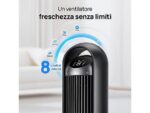 Dreo Cruiser Pro T413S Ventilatore a Torre Smart DC Inverter Silenzioso Alexa Google 30W Nero - immagine 5
