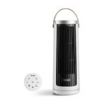Levoit Windi Mini Plus Ventilatore a Torre Portatile a Batteria 12 Velocità 7.5W Bianco