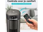 Bloomfold BF040 Ventilatore a Torre Regolabile in Altezza Silenzioso Telecomando 45W Grigio - immagine 2