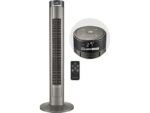 Bloomfold BF040 Ventilatore a Torre Regolabile in Altezza Silenzioso Telecomando 45W Grigio