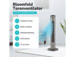 Bloomfold BF040 Ventilatore a Torre Regolabile in Altezza Silenzioso Telecomando 45W Grigio - immagine 7