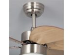 Cool Breeze 74867-9-97 Ventilatore a Soffitto con Luce Dimmabile 6 Velocità Argento - immagine 4