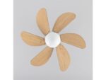 Cool Breeze 74867-9-97 Ventilatore a Soffitto con Luce Dimmabile 6 Velocità Argento - immagine 6