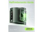 Sunora Mini Ventilatore Portatile da Cintura alla Vita con Luce LED e Batteria Verde - immagine 4