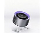 Sunora Mini Ventilatore da Tavolo Portatile Inclinabile con Pannello Touch Display LED Grigio