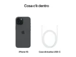 APPLE iPhone 15 128GB Nero - immagine 9