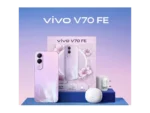 Vivo V70 FE 5G Special Pack 512GB RAM 8GB Dual SIM Purple Bundle con Buds Air3 e Flash Charger 90W - immagine 2