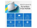 ASUS Vivobook 16 F1605 Notebook 16" Intel Core 9 270H RAM 24GB 1TB SSD Blue Windows 11 Home - immagine 11