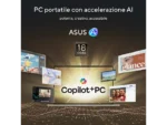 ASUS Zenbook A16 UX3607 Notebook 16" OLED 120Hz Qualcomm Snapdragon X Elite RAM 48GB 1TB SSD Brown Windows 11 Home - immagine 10