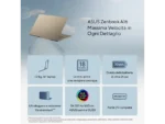 ASUS Zenbook A16 UX3607 Notebook 16" OLED 120Hz Qualcomm Snapdragon X Elite RAM 48GB 1TB SSD Brown Windows 11 Home - immagine 12