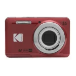 Kodak PixPro FZ55 Fotocamera Digitale Compatta Zoom Ottico 5x 16.76 MP Rosso