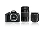 Canon EOS 2000D Kit Doppio Zoom EF-S 18-55mm IS II + EF 75-300mm Fotocamera Reflex 24.1 MP