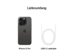 Apple iPhone 15 Pro 256GB 5G Titanio Nero - immagine 6