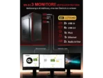 Greed Desktop AMD Ultra V2 PC Fisso Ryzen 7 5700G RAM 16GB 1TB SSD 1TB HDD Masterizzatore DVD Windows 11 - immagine 6