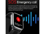 INF Smartwatch 2.06" AMOLED Chiamate BLE 5.3 NFC Cardio TPU Marrone Unisex - immagine 2