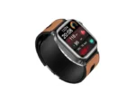 INF Smartwatch 2.06" AMOLED Chiamate BLE 5.3 NFC Cardio TPU Marrone Unisex - immagine 4