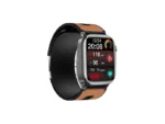 INF Smartwatch 2.06" AMOLED Chiamate BLE 5.3 NFC Cardio TPU Marrone Unisex