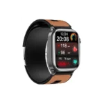 INF Smartwatch 2.06" AMOLED Chiamate BLE 5.3 NFC Cardio TPU Marrone Unisex