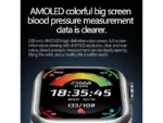 INF Smartwatch 2.06" AMOLED Chiamate BLE 5.3 NFC Cardio TPU Marrone Unisex - immagine 6