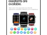 INF Smartwatch 2.06" AMOLED Chiamate BLE 5.3 NFC Cardio TPU Marrone Unisex - immagine 7