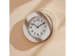 Alessi Momento Orologio da Parete di Design 40x40 cm in Metallo Cromato con Display LCD - immagine 2