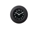 Alessi Momento Orologio da Parete di Design 40x40 cm in Metallo Nero con Display LCD