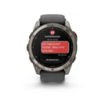Garmin Fenix 8 Pro 51mm AMOLED Smartwatch Sportivo GPS LTE Titanio Vetro Zaffiro Grigio Nero